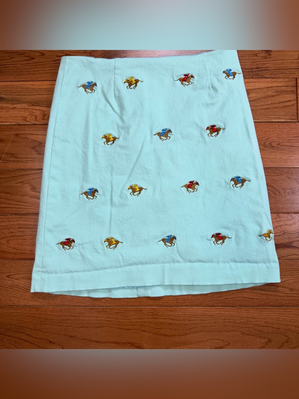Castaway Nantucket Island Ali Twill Liberty Skirt with Racing Horses